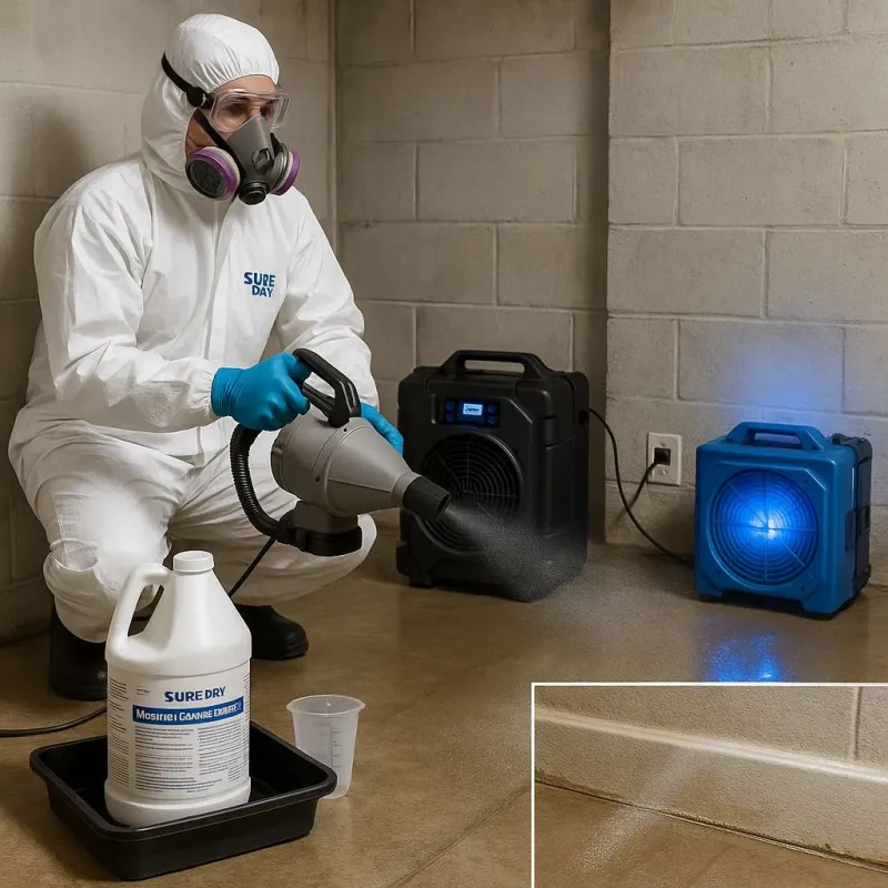 Sanitization and Odor Removal process in Wright County, MN